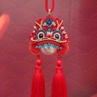 时光与美 福龙招宝 瑞兽吉祥物中国结diy编绳材料包