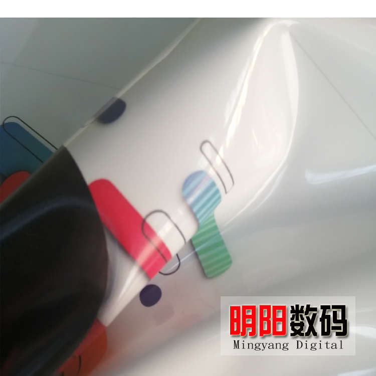 TPU14白色不透明TPU材料只能用哑光背面打印图案数码印花专用布料