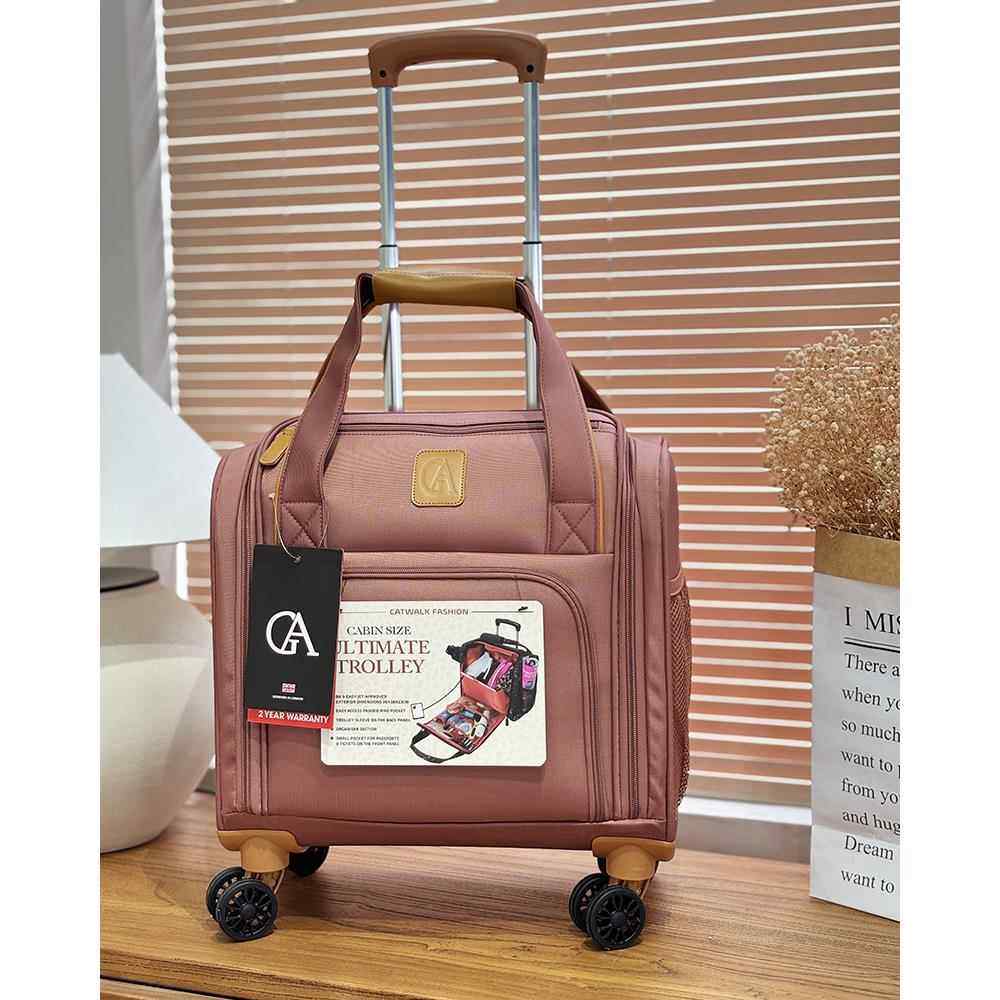 高档GA16寸小型登机轻便手提箱万向轮拉杆牛津布行箱李容量拉大杆