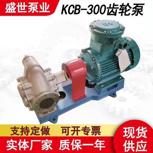 KCB-300不锈钢齿轮泵大流量卧式抽油泵耐温齿轮泵厂家现货304