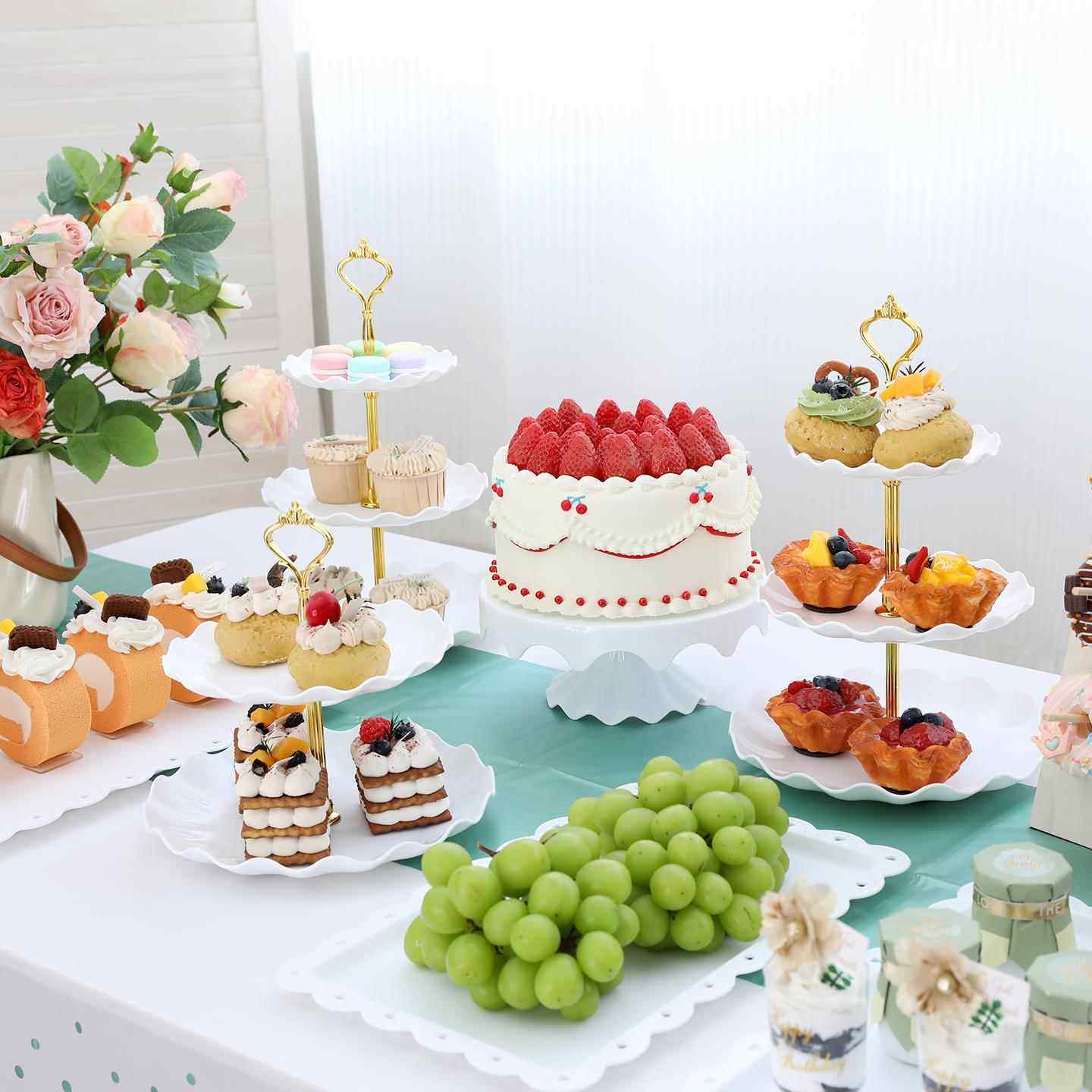 甜品台展示架生日布置甜品台装饰摆件婚礼展示架子派对摆台塑料蛋,餐饮具,果盆/果盘/果篮,淘宝优惠券,粉丝福利购,淘宝优惠卷