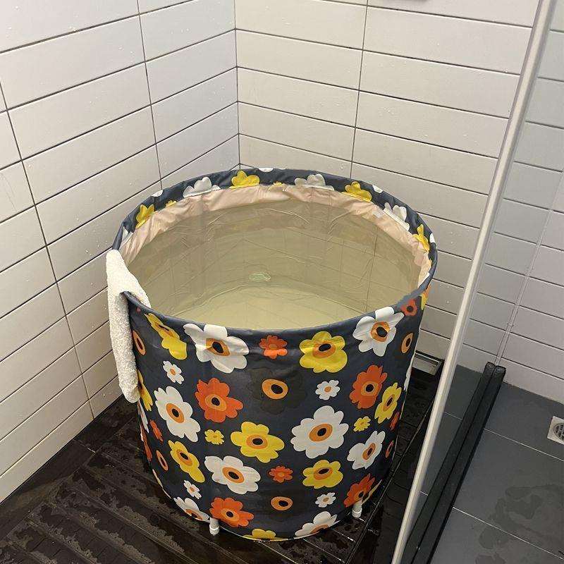 巨厚折叠加厚浴桶泡澡桶成人家用洗澡大人浴盆塑料沐浴澡盆