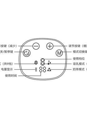 Brest pump穿戴式吸乳器便携式免手扶母乳收集器全自动电动吸奶器
