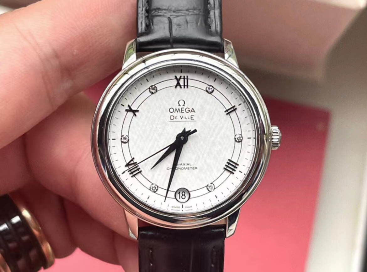 98新欧米茄蝶飞424.13.33.20.52.002自动机械32.7mm女士手表