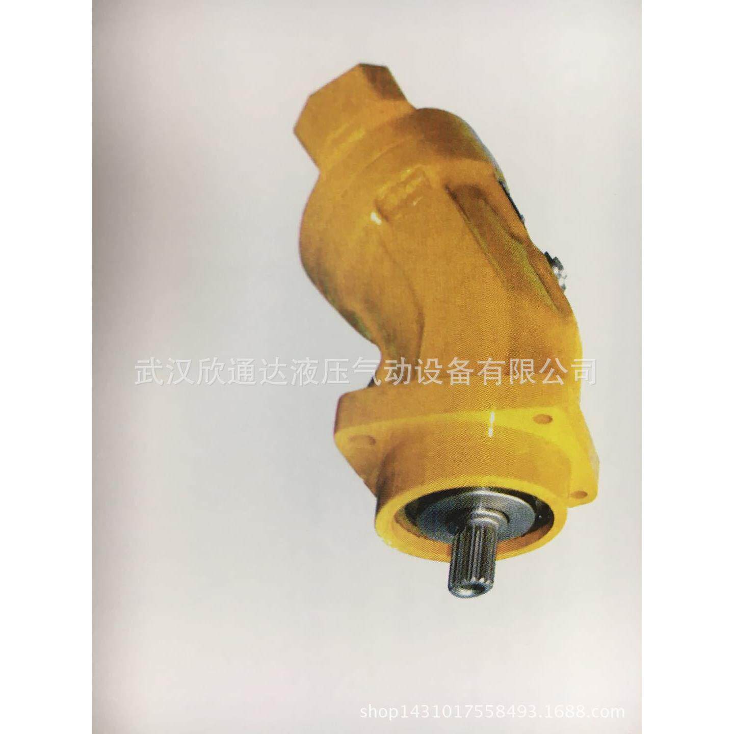 6吨8吨10吨吊车配件液压绞车 歪脖子液压卷扬机 A2F55柱塞马达