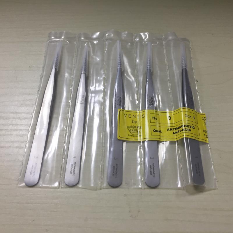 原装瑞士VENUS维纳斯手工制高精度镊子耐用型不锈钢1号INOX ANTI
