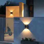 户外壁墅灯防园水洗墙子灯庭院B 0208灯别外墙灯柱壁灯室外花太阳