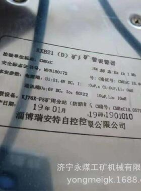 淄博瑞安特KXB21(D)煤矿用本安型声光报警器