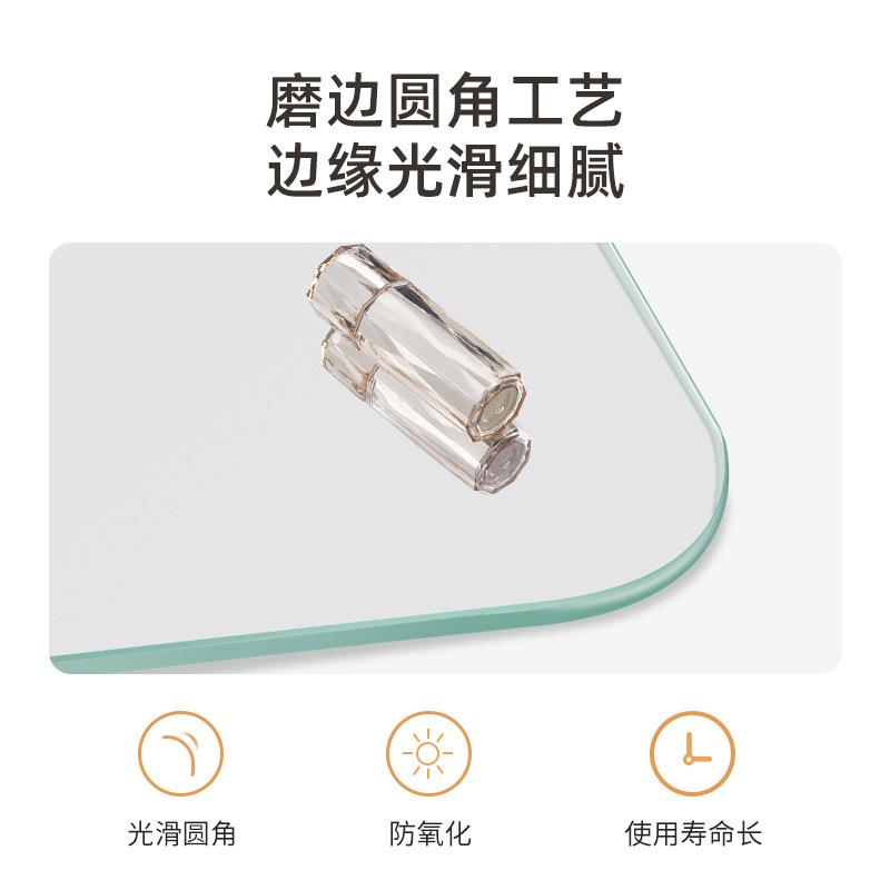 佐致(收免打孔全身镜防爆镜穿型衣镜壁挂用贴墙镜子家试衣镜小户