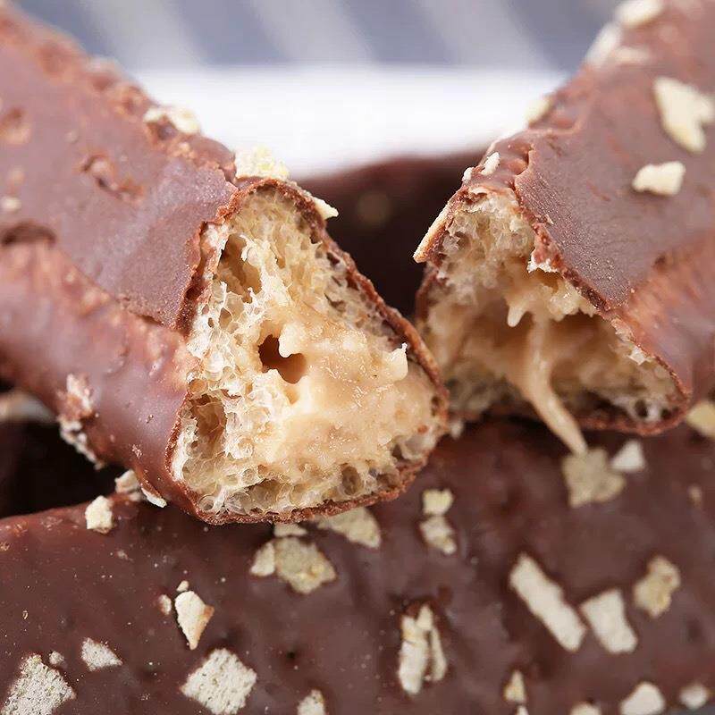 巧克力涂层米果生产线 夹芯米果膨化机 能量棒膨化机 食品膨化机