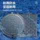 井下 d400井盖污水电力窖700圆形球墨铸铁篦子水重型方形井盖水道