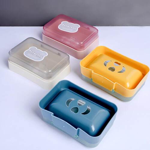 Lidded Soap Box, Cute Soap Box, New Design Soap Drainage Box