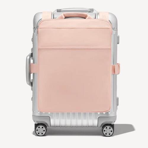Outdoor portable luggage with a drawbar hanging bag, storag