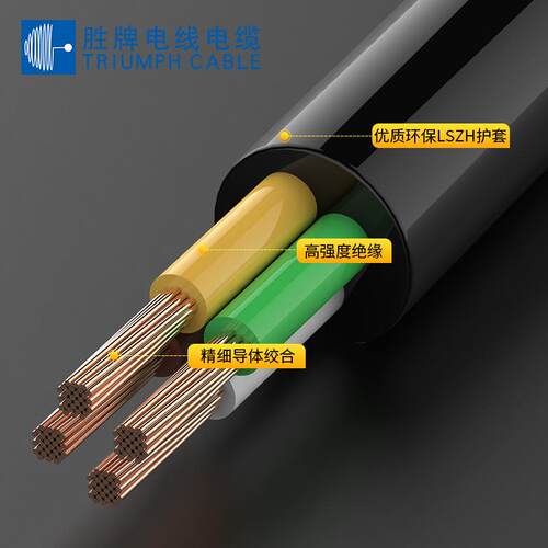 LiHH多芯护套多平方LSZH无卤料胜牌工厂直供CE低电阻传输