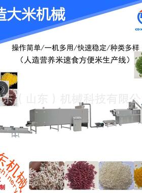 昶东CD系列速食米饭生产机械复合人造米功能营养米设备免费技术