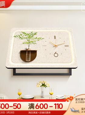 奶油风带电表箱装饰画2205壁HJBJ-202新款钟表配电箱开关盒遮挡挂