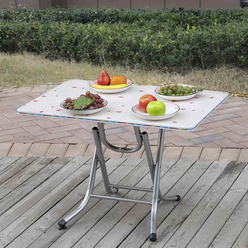 9C简易折叠吃饭桌长式方形小型饭桌简XZ-FM长约阳台便携桌桌家餐