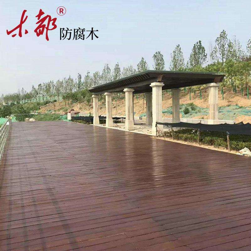 户外樟子松防腐环保木地板阳台庭院露台防腐木地板花园地板