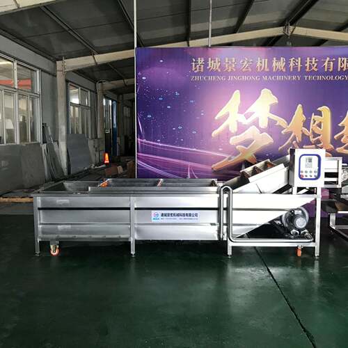 毛豆果蔬气泡清洗机全自动翻浪式清洗设备袋装食品清洗机