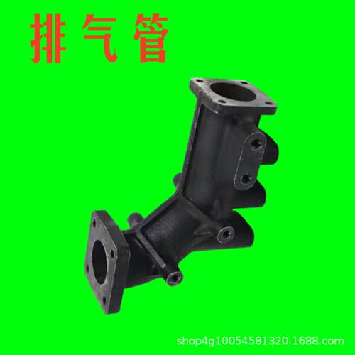大马力拖拉机554-804配件常柴4G33排气管接消声器