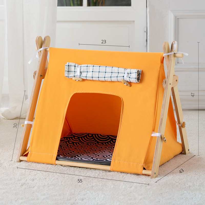 拆洗帐篷狗窝四季猫降温猫屋可犬通用透气窝猫宠物用品小型封闭式