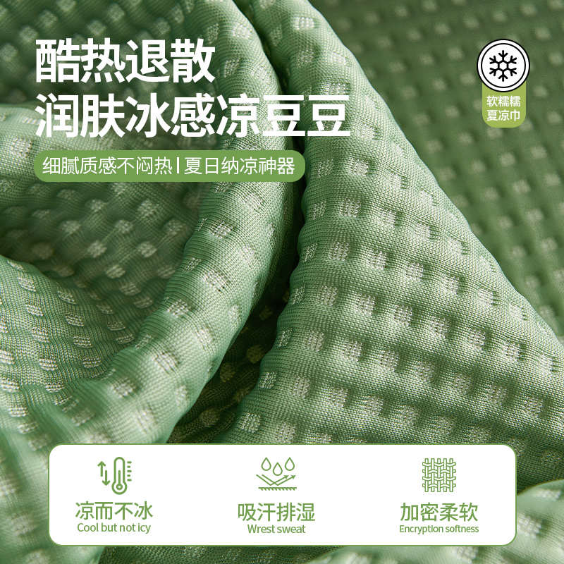 2025新款夏季凉感沙发垫盖布巾轻奢高级感夏天一整张全盖凉席坐垫