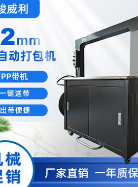电商1-12纸箱自动打包机PP带连续打带全自动打包机捆扎机