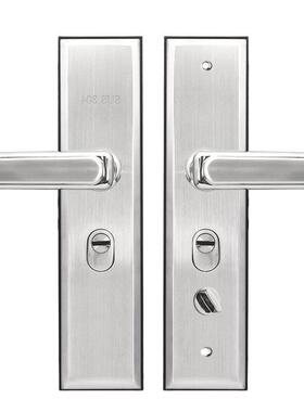 家直980819本供sus30厂不锈钢防盗门4锁锁整套含锁芯体大门把手超