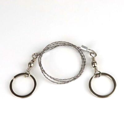 新款直销手拉钢丝线锯链锯绳锯线据条 救生锯 野外求生装备户外生