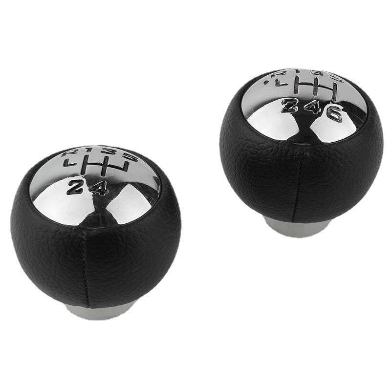 汽车排挡头适用于标致307/407配件换挡变速杆手球裹皮黑色排档头