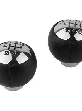 汽车排挡头适用于标致307/407配件换挡变速杆手球裹皮黑色排档头