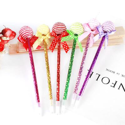 Creative Cartoon Cute Stationery Lollipop Ballpoint Pen Stud