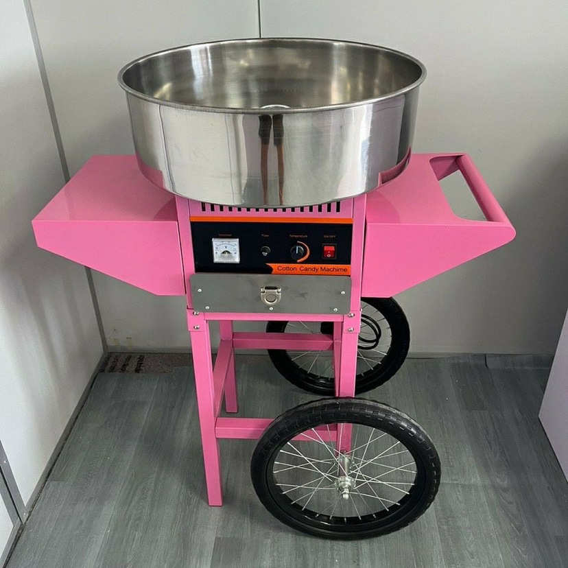 厂家直销小型商用台式棉花糖机电动全自动花式新款不锈钢棉花糖机