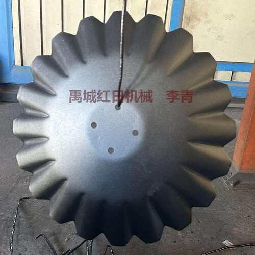 4孔斜波纹耙片 660*5mm圆盘犁犁片 东南亚锰钢切草盘