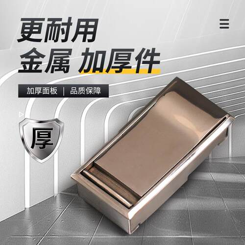 MS888不锈钢MS887箱变门锁带挂锁孔304不锈钢机箱锁盒电柜机柜锁