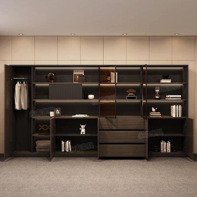 办公室老板背柜景柜办办公文件资料柜NAG柜档案柜公室书柜木质子