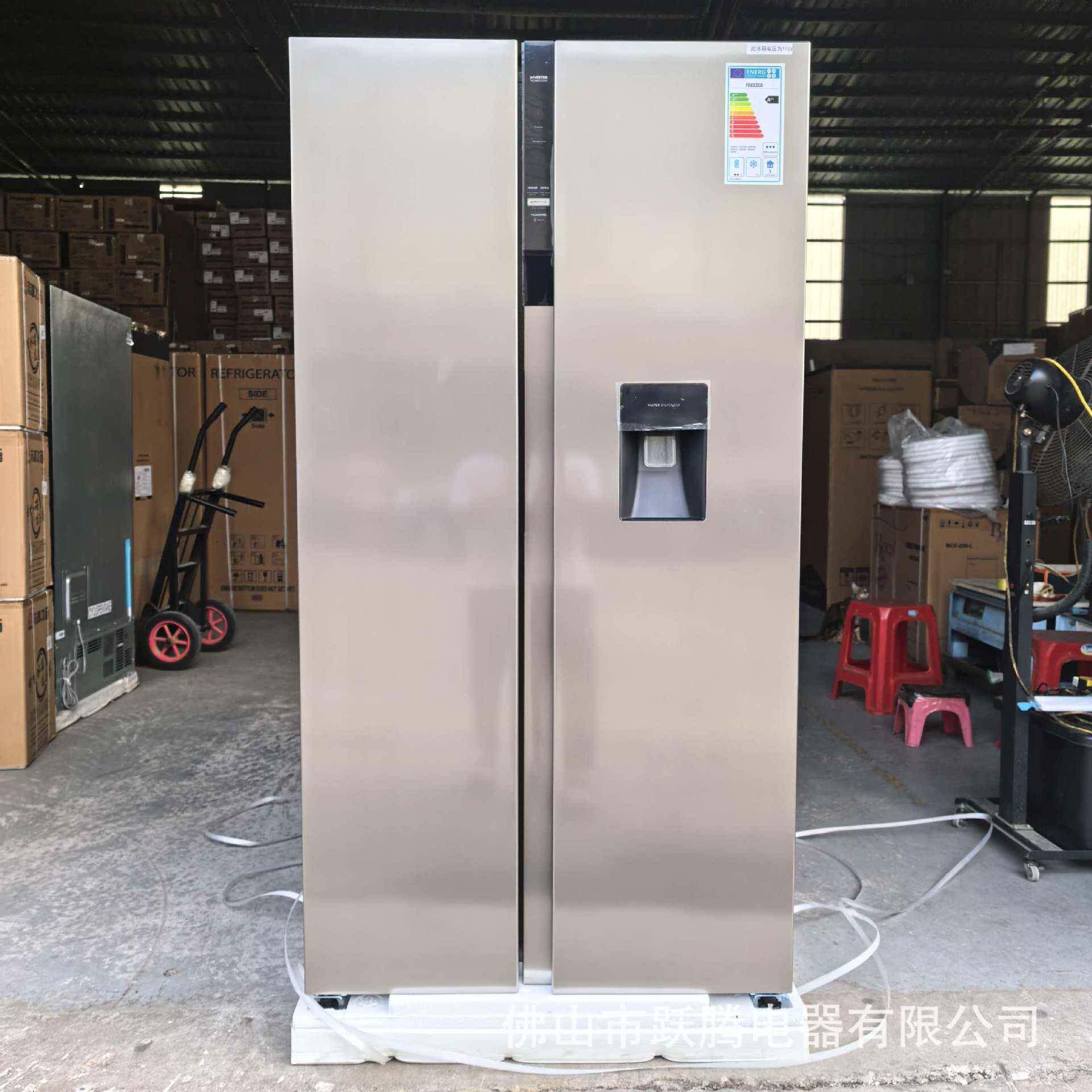 110V 60Hz外贸出口对开门冰箱带饮水518L升风冷无霜 refrigerator