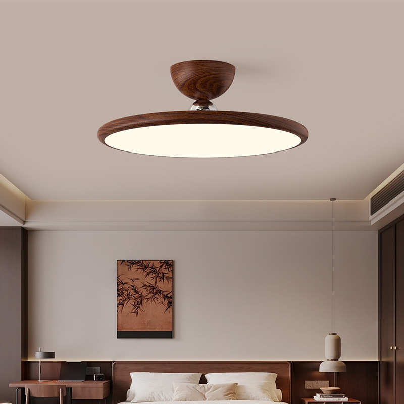 法式中古卧室灯吸顶灯卧室餐厅护眼书房灯日式复古新中式房间灯具