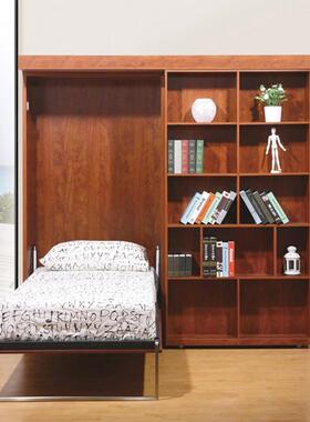 圣熙书房壁柜凯床NXU推拉书柜隐形床客桌厅客房书板连体折叠床翻