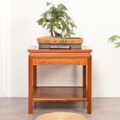 沙发边几角几柜实木小茶几简约小方桌多功能抽屉款 U客厅喝茶台中