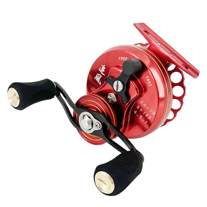 ra筏轮7b钓轮高轮桥速比打钓冰筏鱼铅钓-海前蚁王轮微全金属追风