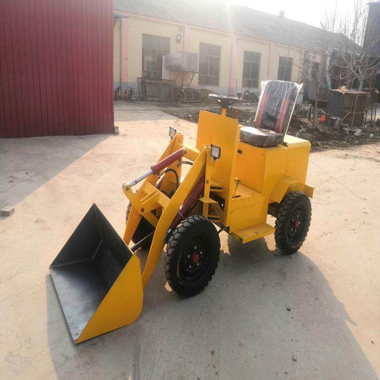 电动四驱小型液压装载机建筑机械小铲车农用牧场沙场绿色环保