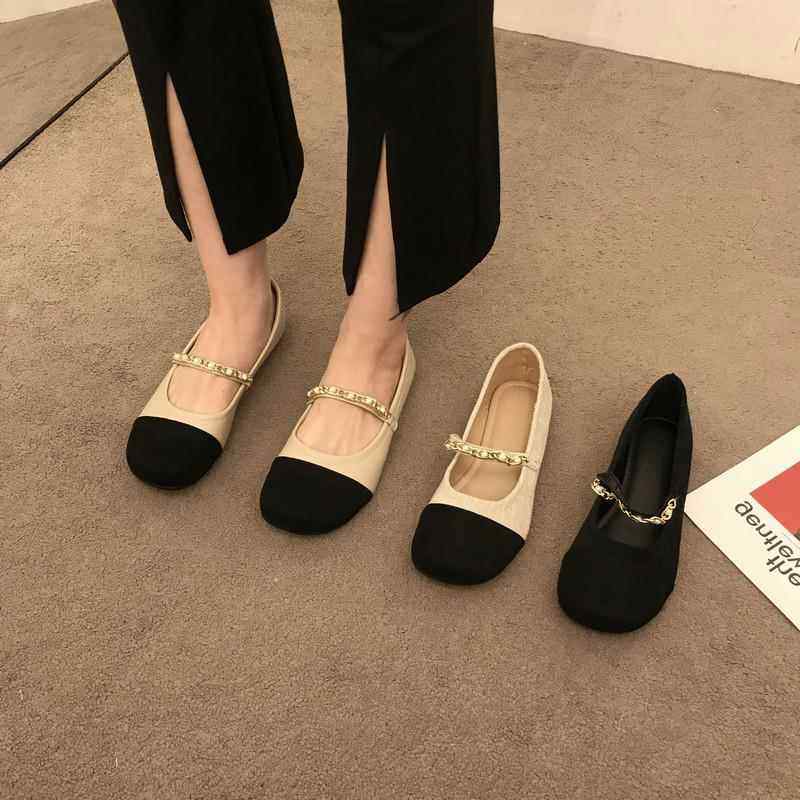 春季浅口单鞋女2026新款百搭玛丽珍鞋配裙子豆豆鞋软底芭蕾0121n,女鞋,浅口单鞋,淘宝优惠券,粉丝福利购,淘宝优惠卷