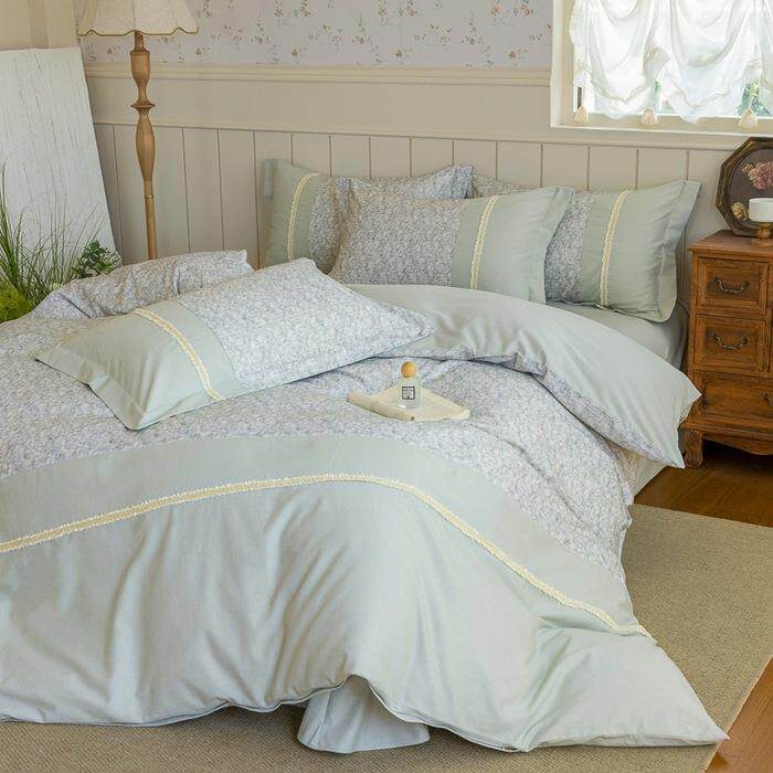 高端全棉工艺款磨毛四件套加厚保暖秋冬床单被套床笠款轻奢套件