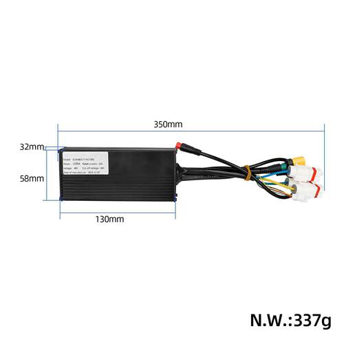CECOTEC48V1200W双刹仪表MW21控制器(XT90头)7芯延长通讯线(1拖3)