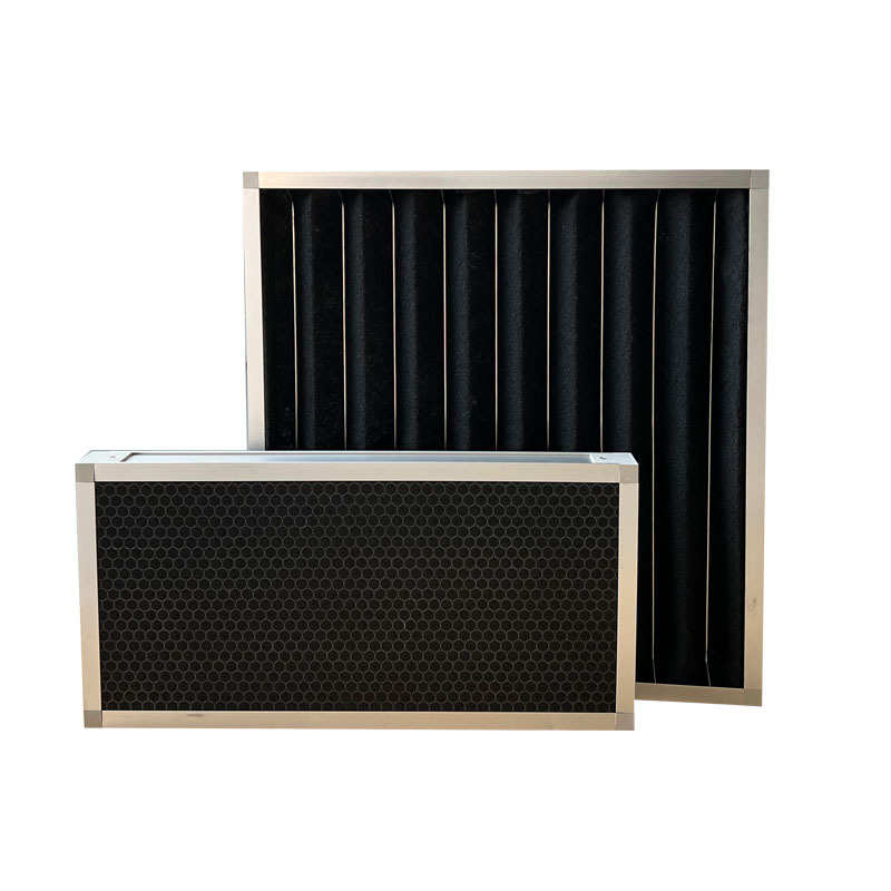 厂家批发 机组内置活性炭空气过滤器去异味 板式活性炭初效过滤器