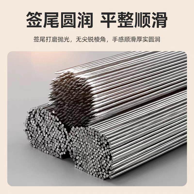 新品新款不锈钢圆签铁签子羊肉串烤肉工具烤串配件家用烧烤针