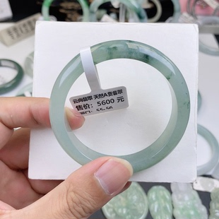 缅甸A货翡翠手镯放漏