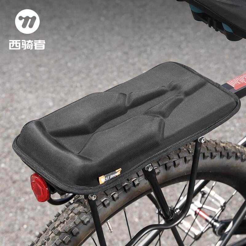 西骑者自行车后坐垫登山车货架后座垫电动车载人儿童超软座椅鞍座