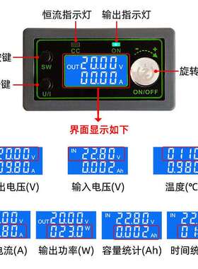 WZ10020L 100V 1000W高电压大功率DC降压MPPT太阳能电池充电电源